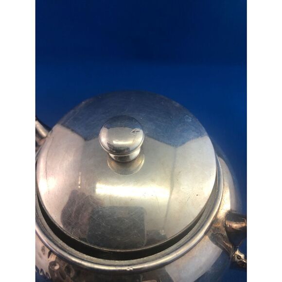 Homan quadruple Silver plated #2018 Floral Engraved Sugar Container Victorian - Picture 9 of 11